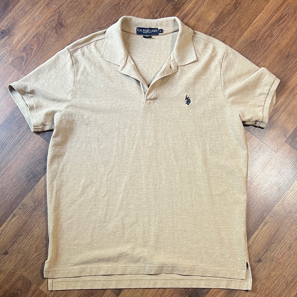 U.S. Polo Assn. Beige Polo Shirt for Men